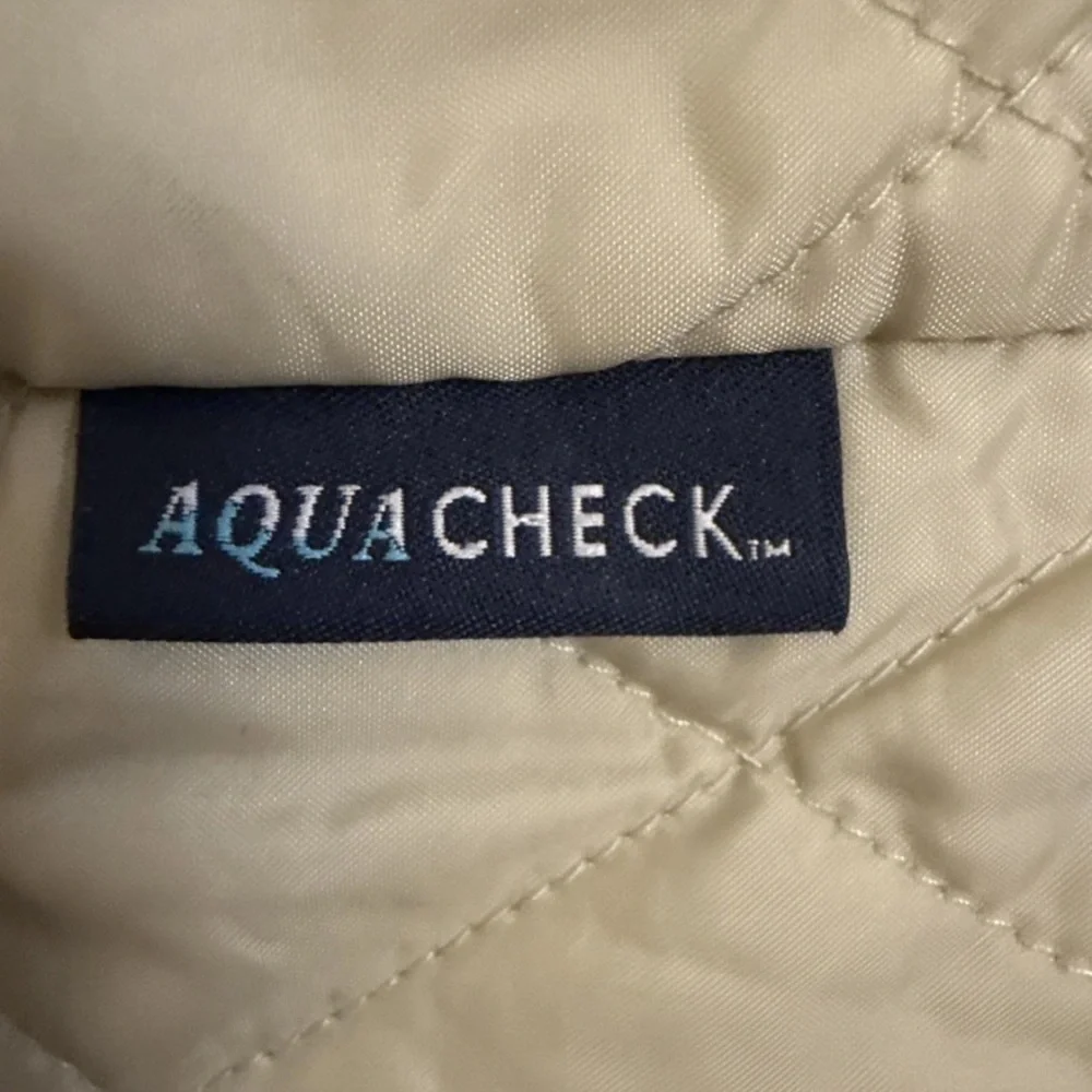Lands End AquaCheck Insulated Jacket Tan Waterproof Coat XXL 50-52 NWOT